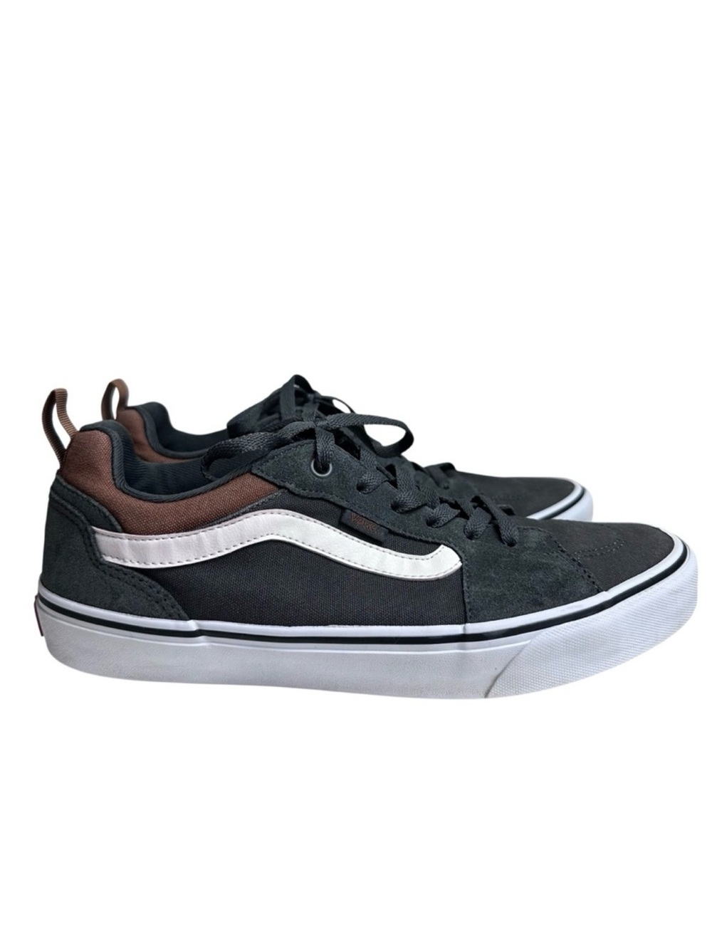 Vans Black and Brown Sneakers Iconic Low-Top Style